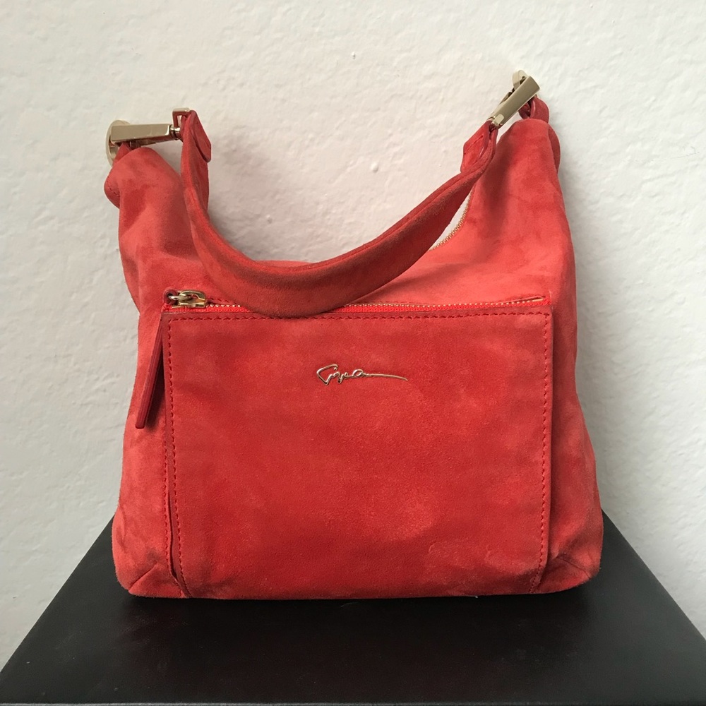 Authentic Giorgio Armani Orange Handbag